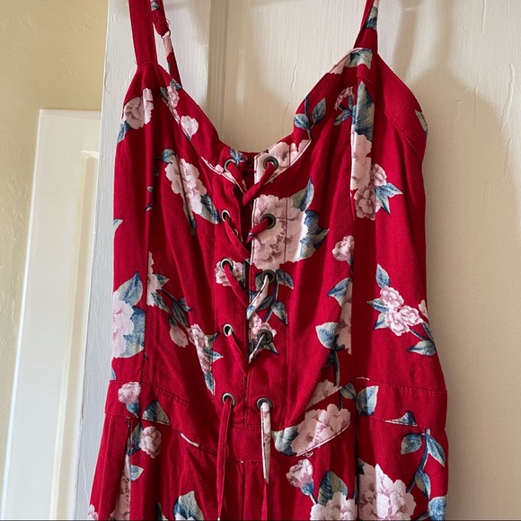 Hollister Lace Up Rayon Romper - Picture 4 of 4